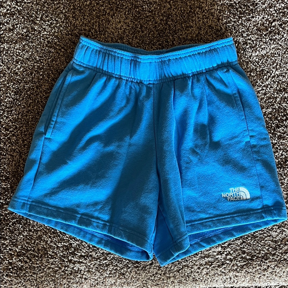 The North Face Women's Bright Blue Fleece Shorts